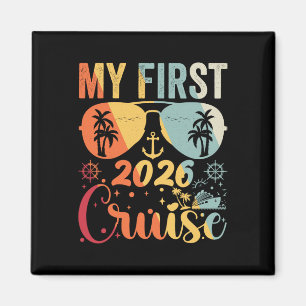 My First Cruise 2026 Vacation Matching Family Crui Magnet