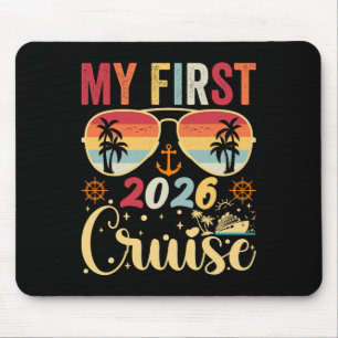 My First Cruise 2026 Vacation Matching Family Crui Mouse Pad