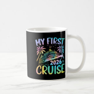 My First Cruise 2026 Vacation Tie Dye Family Cruis Coffee Mug