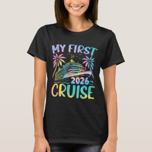My First Cruise 2026 Vacation Tie Dye Family Cruis T-Shirt