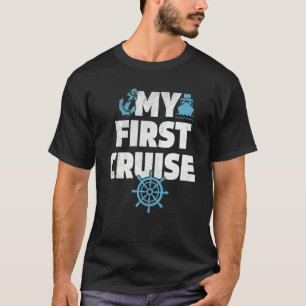 My First Cruise Men, Women, Girls and Boys, anchor T-Shirt