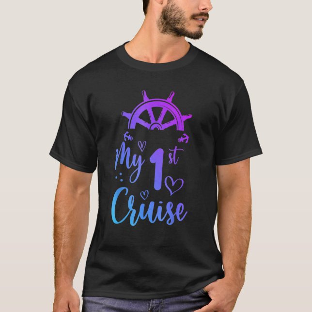 My First Cruise Men Women Girls and Boys  Cruise T-Shirt (Front)