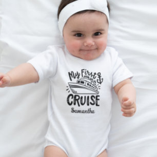 My First Cruise Personalised Baby Bodysuit