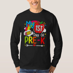 My First Day Of Pre K  Back To School Girls Boys K T-Shirt