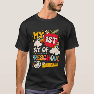 My First Day Of Preschool I'M 3 Years Old And Read T-Shirt