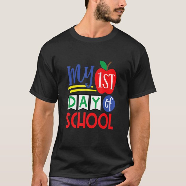 My First Day Of School  Men T-Shirt (Front)