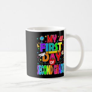 My First Day Of Second Grade Back To School Boys K Coffee Mug