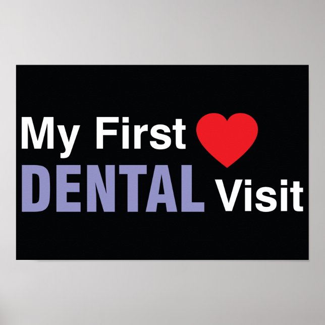 My First Dental Visit Poster (Front)