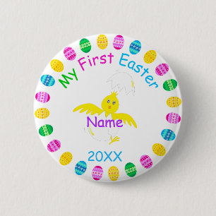 My First Easter 6 Cm Round Badge