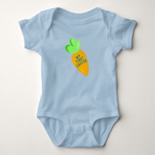 My First Easter Boy's Blue Baby Bodysuit