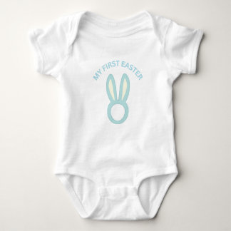 My First Easter Bunny Paws Baby Bodysuit