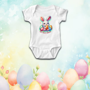 My First Easter for Girls   Baby Bodysuit