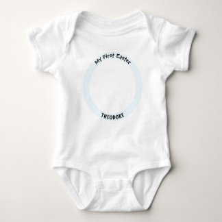 My First Easter Photo Cute Baby Bodysuit