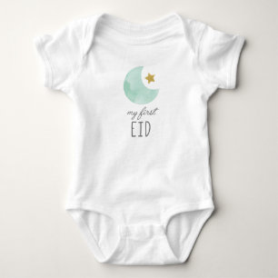 My First Eid baby wear, clothes Bodysuit