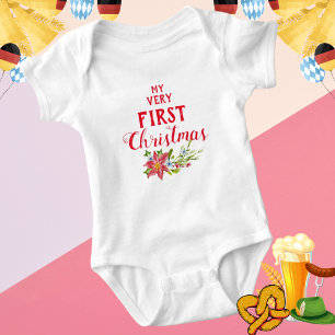My First Family Matching Christmas Outfit Baby Baby Bodysuit