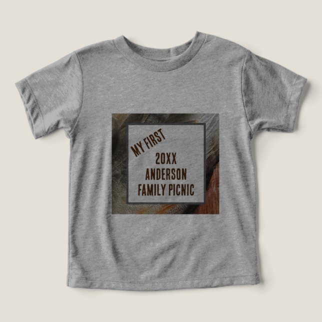 My First Family Picnic Nature Feather Reunion (Design Front)