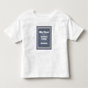 My First Family Reunion Blue Mosaic Keepsake Toddler T-Shirt