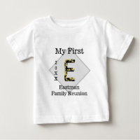 My First Family Reunion Unique Letter E Monogram