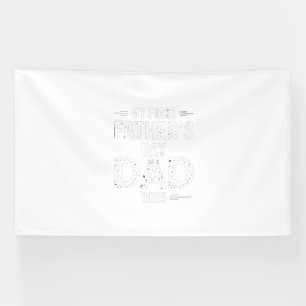 My First Father's Day As A Dad 2025 Banner
