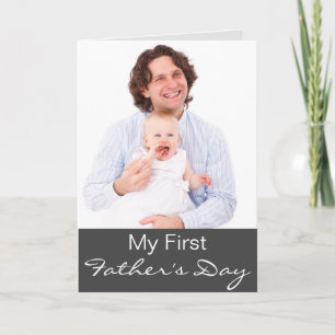 My First Father's Day Tie..Ed Up Photo Card