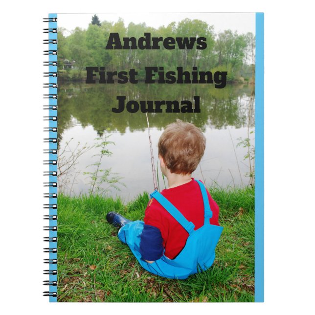 My First Fishing Journal Personalize Name (Front)