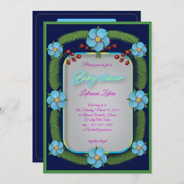 My first flower bouquet. B. (Front/Back)