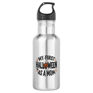 My First Halloween as a Mum Vintage Halloween Desi 532 Ml Water Bottle