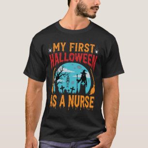 My First Halloween as a Nurse Vintage T-Shirt