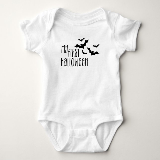 My First Halloween Baby Bodysuit (Front)