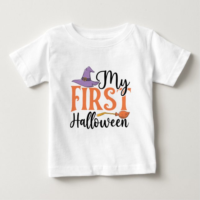 My First Halloween  Baby T-Shirt (Front)