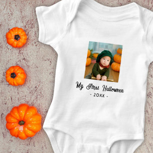 My First Halloween Baby's Photo Baby Bodysuit