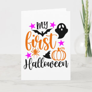 My First Halloween Card