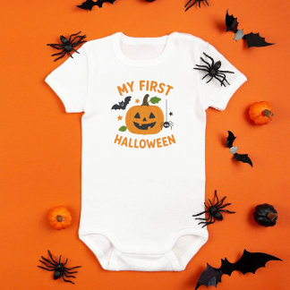My First Halloween Cute Baby Bodysuit | Newborns 