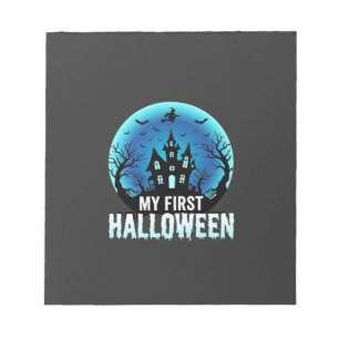 My First Halloween Spooky Haunted House Design_1 Notepad
