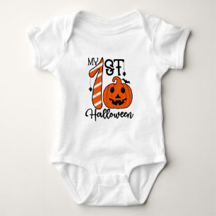 My First Halloween Trick or Treat costume Baby Bodysuit