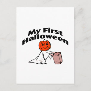 My First Halloween (Trick or Treat) Postcard