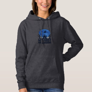 My First Halloween Vintage Engraving Kids Design_1 Hoodie
