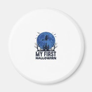 My First Halloween Vintage Engraving Kids Design_1 Magnet