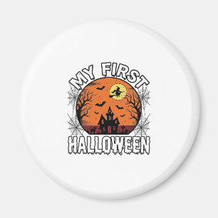 My First Halloween Vintage Toddler Shirt Design_1 Magnet