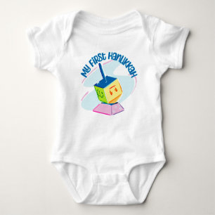 My First Hanukkah T-Shirt Baby Bodysuit