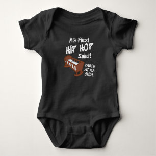My First HIP HOP Shirt! Party at My Crib! Baby Bod Bodysuit