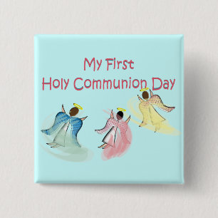 My First Holy Communion Day Gifts 15 Cm Square Badge