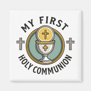 My First Holy Communion Eucharist 1st Christian  Magnet