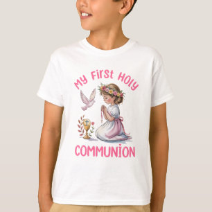 My First Holy Communion For Girl Christian Catholi T-Shirt