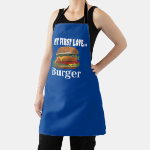 My First Love Burger Apron