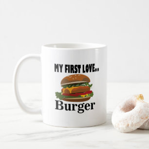 My First Love Burger Coffee Mug