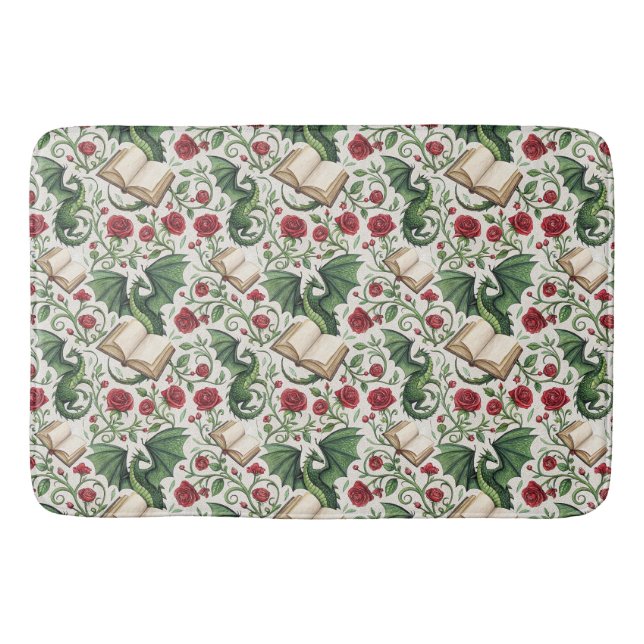 My First Loves - Dragons and Books Bath Mat (Front)
