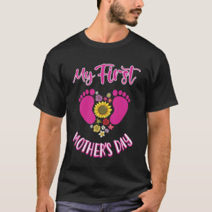 My First Mother s Day Cute Newborn Mum Celebration T-Shirt