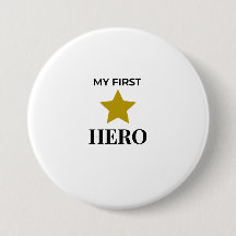 My First My First Hero Button – Gift for Dad