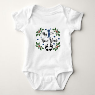 My First New Year 2026 Baby  Cute New Year outfit Baby Bodysuit